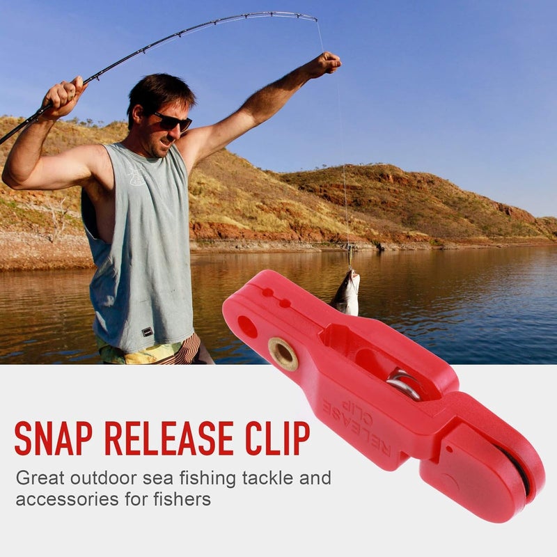 KACOMACO Heavy Tension Snap Release Clips for Weight Planer Board Kites Downrigger Trolling Fishing - Image 4